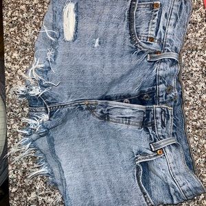 Like new LEVI blue jean shorts! Size 28